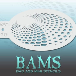 Bad Ass BAM stencil 1217