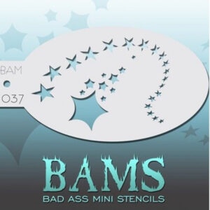 Bad Ass BAM stencil 1037
