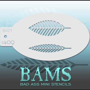 Bad Ass BAM stencil 1409